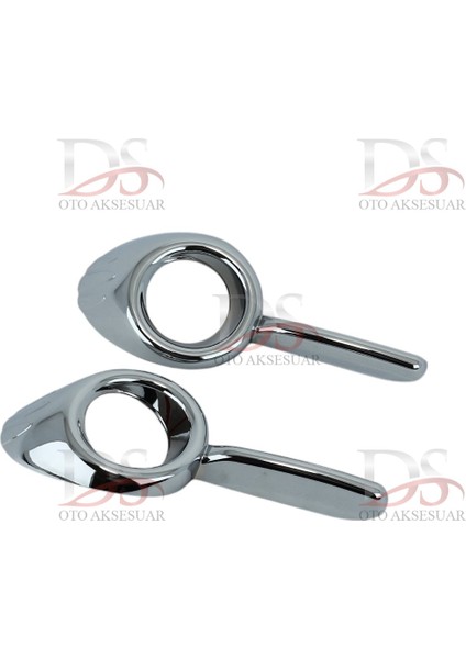 Fiat Doblo 2 Panel Van/lav 2010 > 2014 Sis Farı Çerçevesi 2 Prç. Abs Krom