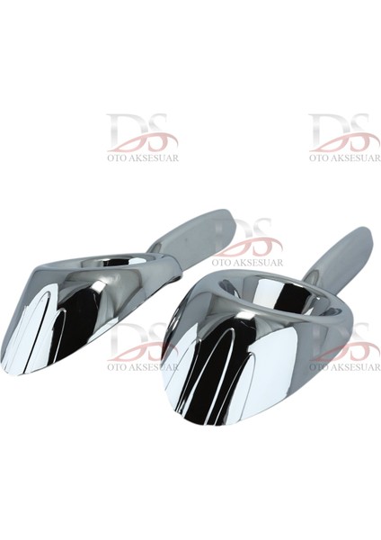 Fiat Doblo 2 Panel Van/lav 2010 > 2014 Sis Farı Çerçevesi 2 Prç. Abs Krom fiyatları