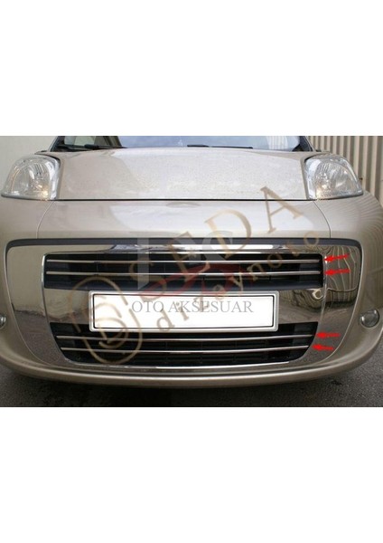 Fiat Fiorino Minivan/mpv 2007 > Ön Tampon Çıtası 4 Prç. P. Çelik indirimleri