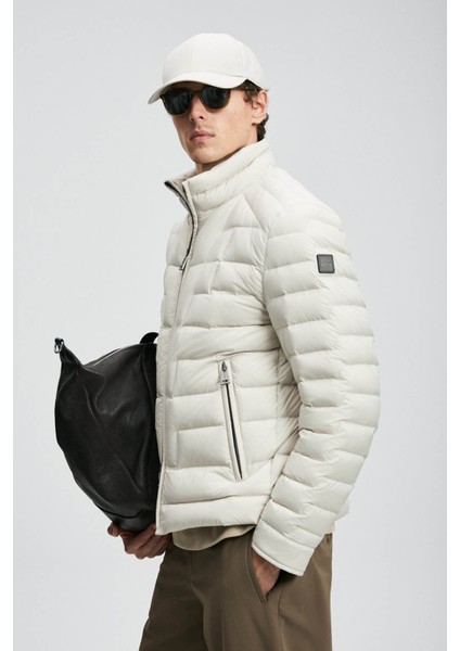 Lukas Kaz Tüyü Ekru Erkek Mont 112120245 fırsatları