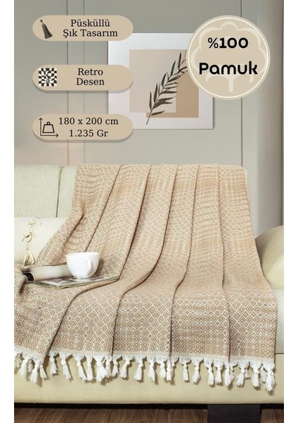 Battaniye Pamuk Riona 180X200 cm indirimleri