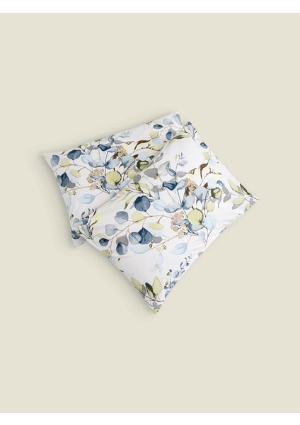 Yastık Kılıfı 2’li Flora Percale Baskılı %100 Pamuk 50X70 cm fiyatları