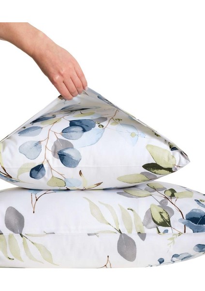 Yastık Kılıfı 2’li Flora Percale Baskılı %100 Pamuk 50X70 cm indirimleri