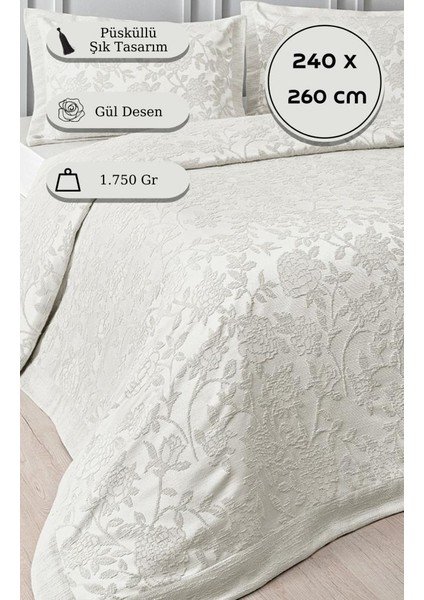 Yatak Örtüsü Seti Jakarlı Estela