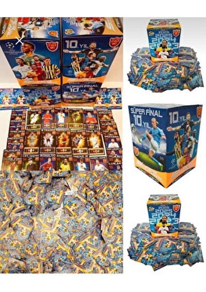 Süper Final 1.yıl Premium Özel Seri 400LÜ Futbol Oyuncu Kartları - 2023 -24-25-26-27 Son Sezon modelleri