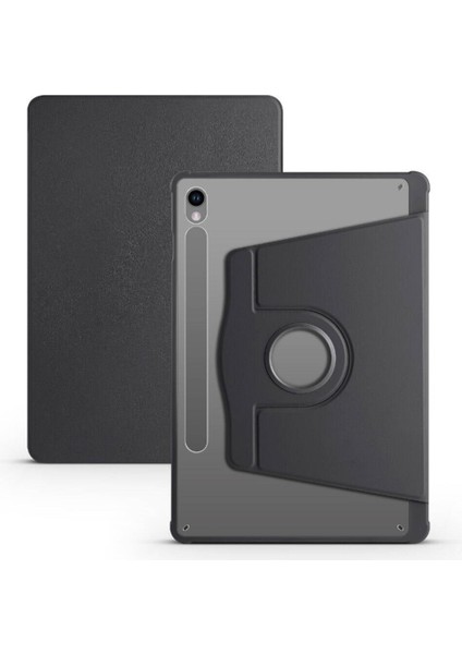 Galaxy Tab S10 Lite Kapaklı Standlı Kalem Bölmeli Dönen Kılıf Sağlam Kapak