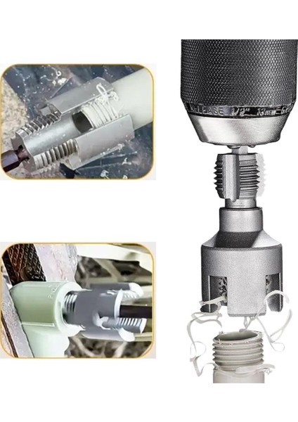 6423 Pvc Pprc Boru Iç ve Dış Diş Açma Aparatı 1/2" (20 Mm)