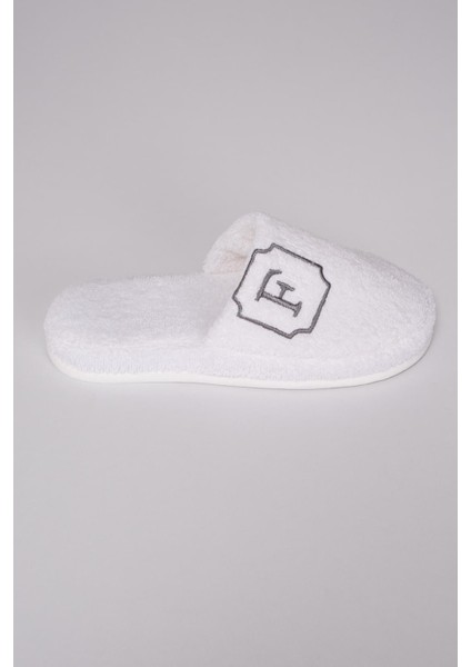 F Harf Nakışlı Banyo Ve Ev Havlu Terliği – %100 Pamuk Kaymaz Kalın Taban modelleri