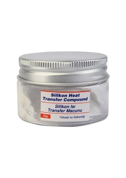 Sp 0020-B 20 gr Isı Transfer Silikonu - Beyaz
