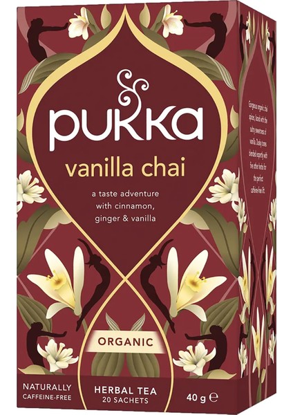 Vanilla Chai Bitki Çayı Bardak Poşet Çay 20 Adet