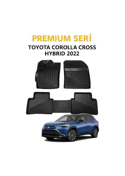 Toyota Corolla Cross Hybrid 2022+ Premium 3D Oto Paspas fiyatları
