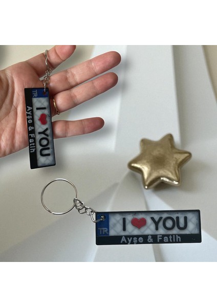 Anahtarlık Kişiye Özel 2 Li