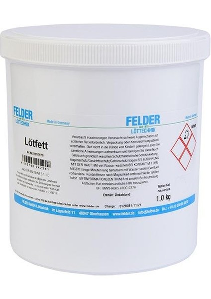Lötfet 1000GR Lehim Pastası