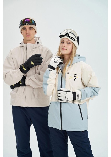 Çocuk Kayak Elnleri Kış Erkek ve Kadın Açık Havada Sürme Soğuk Kaymaz Dokunmatik Ekran Elnleri Yastıklı ve Kalınlaştırılmış Sıcak Elnler (Yurt Dışından) indirimleri