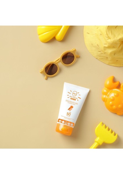 Bebek Güneş Kremi SPF 50 75 ml Mineral Filtreli Doğal Koruma Hassas Ciltler İçin fırsatları