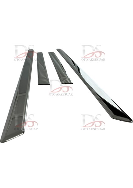 Ford Fiesta 5 Hb /3d 2002 > 2006 Yan Kapı Çıtası 4 Prç. P. Çelik