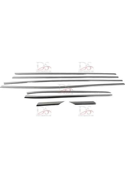 Peugeot 3008 Suv 2016 > Cam Çıtası 8 Prç. P. Çelik