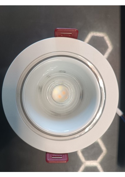 Teknikerelektrik Kendal K2 KSL900 7W Cct Çift Renk Spot Dış Renk Sarı