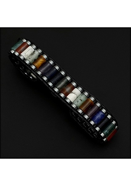 Doğal Taş Kolye Bileklik Set, Havlit, Ametist, Kaplan Gözü, Yıldız Taşı, Hint Akiği, Sodalit, Jasper, Kırmızı Akik, Hematit Taşı Kolye Bileklik Set fiyatları