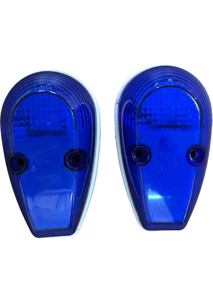 Mini Tepe Lamba 4 LED 12V Mavi (Tas C21) 2 Adet Fiyatı
