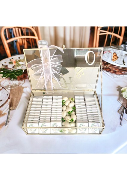 Yeni!özel Tasarım Cam Nikah-Söz-Nişan -Kız Isteme Çikolatası modelleri