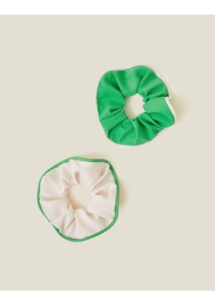 Piped Scrunchies Saç Lastiği x 2