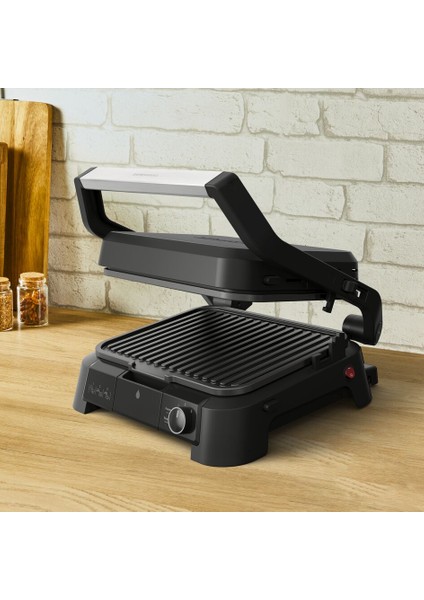 SuperGrill 3in1 6 Dilim Kapasiteli 2000 Watt Barbekü Izgara ve Tost Makinesi - Siyah modelleri