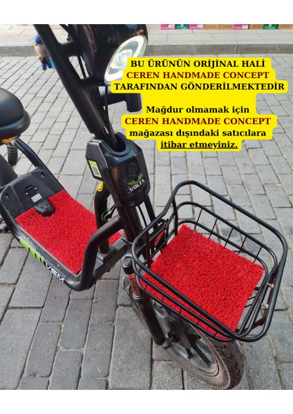 Vsm Uyumlu Paspas ve Ön Sepet Paspası, Ikili Vsm Paspas, Elektrikli Bisiklet Aksesuar, Vsm Paspas
