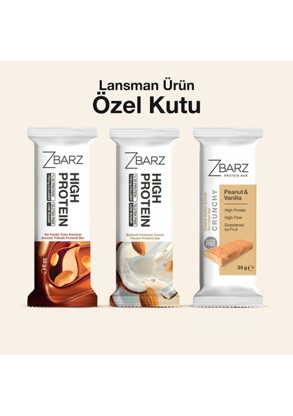 Lansman Özel Protein Bar Kutusu 3*1 ( 3 Adet )