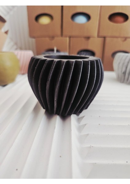 Benzersiz Mermer Dokunuşuyla El Yapımı Kokulu Mum ve Mumluklar (Iskandinav) fırsatları