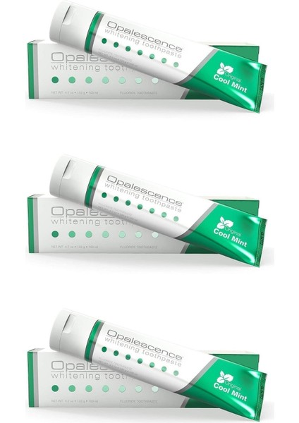 Beyazlatıcı Diş Macunu 3x133 gr Florürlü Nane Aromalı Ferah Nefes ve Mine Koruma indirimleri