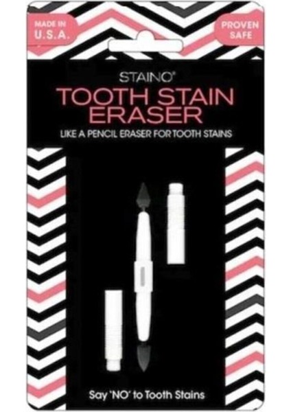 Diş Silgisi Mikro Fırçalı Sünger Uçlu Leke Çıkarıcı 1 Adet Aromasız Ağız Bakımı indirimleri