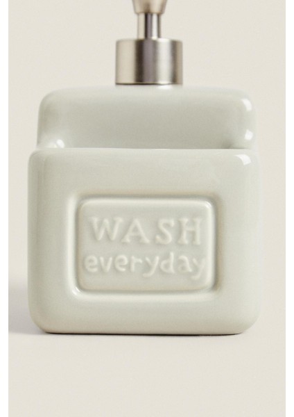 Ashton Grey Sıvı Sabunluk 500 ml Dayanıklı Malzeme Ergonomik Pompa ve Modern Gri Tasarım