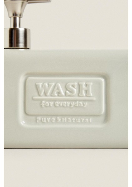 Ashley Grey Sıvı Sabunluk 750 ml Dayanıklı Malzeme Ergonomik Pompa ve Suya Dayanıklı Şık Gri Tasarım