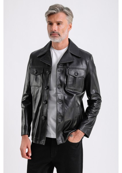 Ramos Erkek Safari Deri Mont