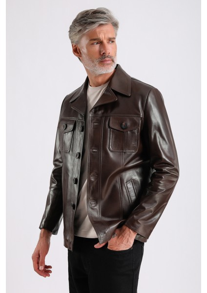 Ramos Erkek Safari Deri Mont