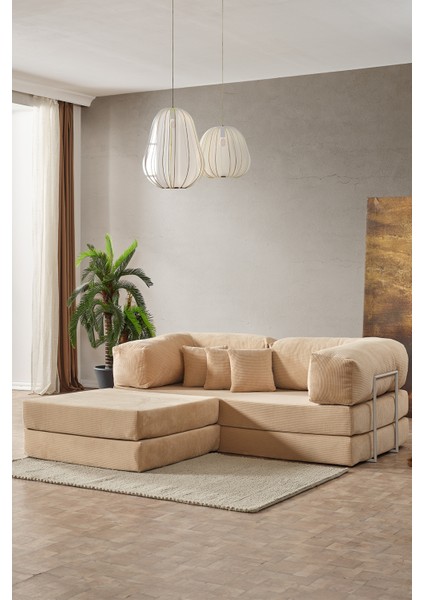 Legom Alis Aktivite Koltuğu Yatak Olabilen Çok Amaçlı Kanepe Bej