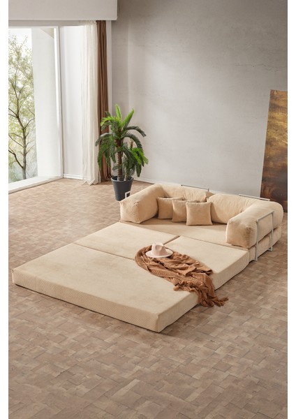 Legom Alis Aktivite Koltuğu Yatak Olabilen Çok Amaçlı Kanepe Bej modelleri