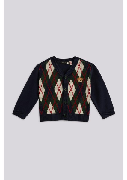 Bg Store Erkek Bebek Desenli Hırka