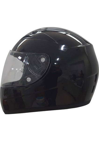 Kapalı Kask 1987 Parlak Siyah