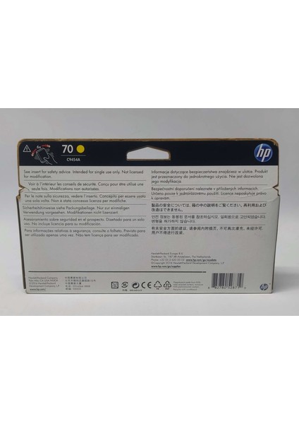 Hp 70 C9454A Yellow Kartuş 130ML fırsatları