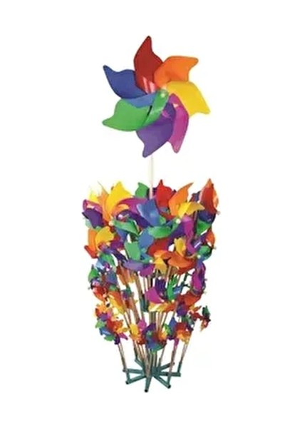 Adet Rüzgar Gülü Gökkuşağı 25 cm