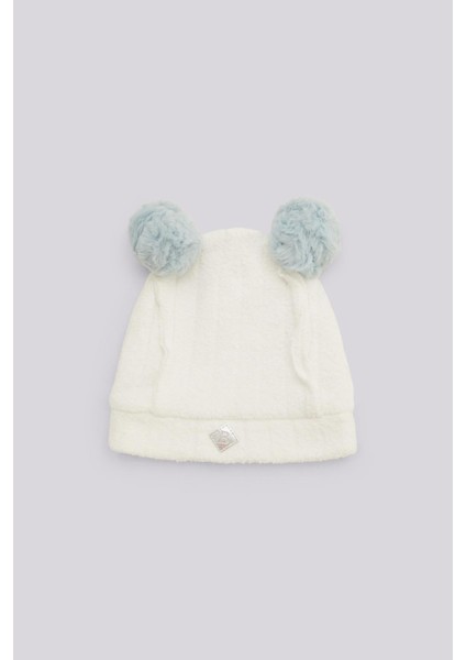 Bg Store Kız Bebek Beyaz Şapka