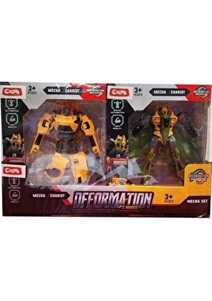 -666-12 Dönüşebilen Kutulu Robot