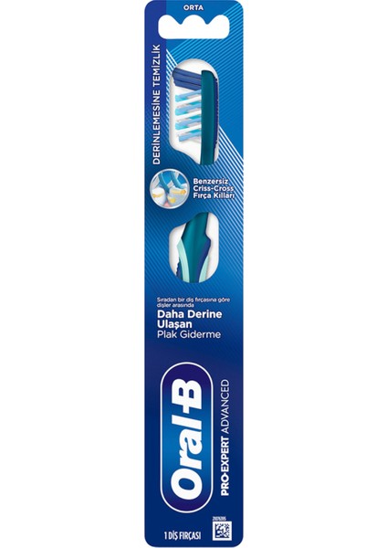Pro Expert Advanced Derinlemesine Temizlik Orta Sertlik Diş Fırçası