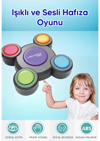 Işıklı ve Sesli Hafıza Oyunu G63