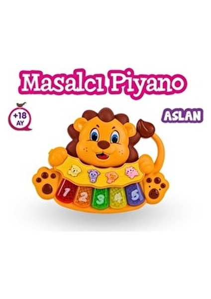 Türkçe Eğitici Sesli Işıklı Masalcı Aslan Piyano Oyuncak fiyatları