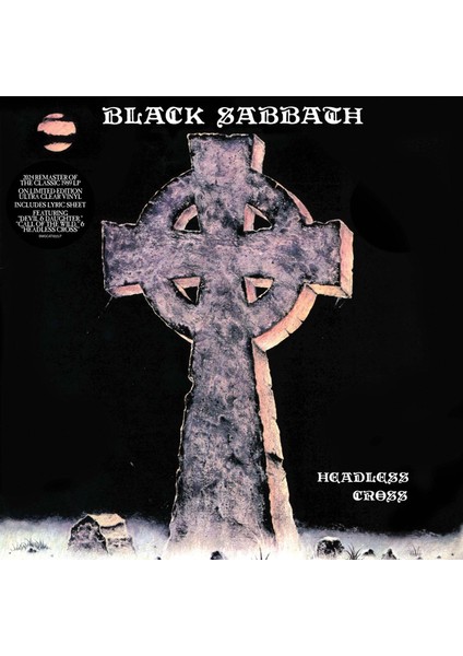 Black Sabbath - Headless Cross (2024 Remaster Ultra Clear Vinyl) - Plak fiyatları