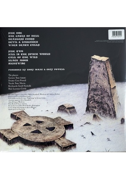 Black Sabbath - Headless Cross (2024 Remaster Ultra Clear Vinyl) - Plak modelleri