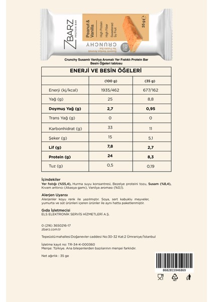 Crunchy Protein Bar Mix Kutu 4*3 ( 12 Adet ) indirimleri